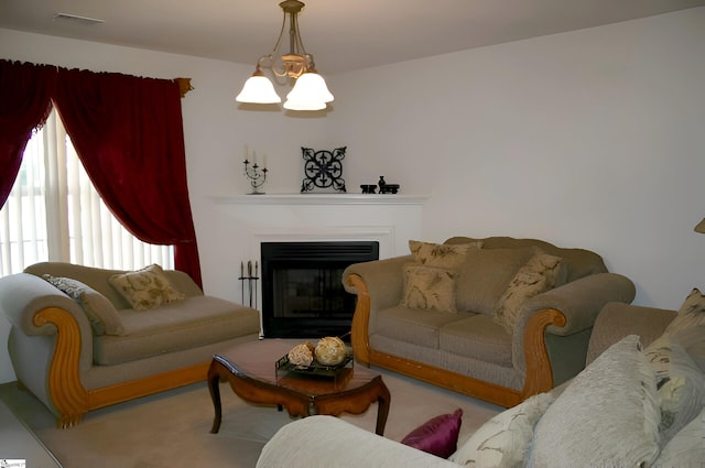 213 Kingscreek Dr, Greer, SC 29650 - living room with a glass covered fireplace