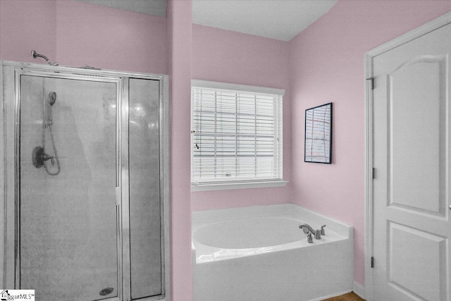 102 Eagle Pass Dr, Taylors, SC 29687 - full bathroom featuring a shower stall and a bath