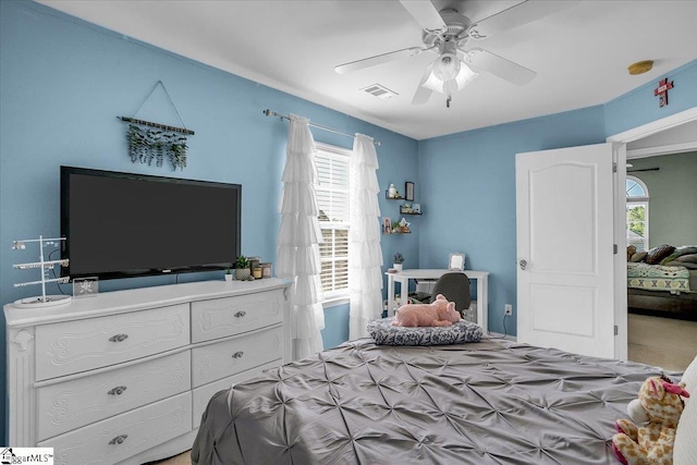 102 Eagle Pass Dr, Taylors, SC 29687 - bedroom with ceiling fan