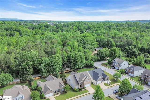 102 Eagle Pass Dr, Taylors, SC 29687 - aerial view of residential area with a forest