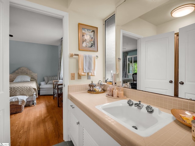 11 Hearthstone Ln, Landrum, SC 29356 - ensuite bathroom featuring vanity and wood finished floors