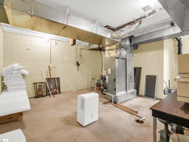 11 Hearthstone Ln, Landrum, SC 29356 - unfinished below grade area featuring heating unit