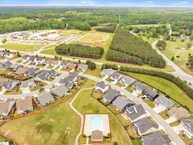 706 Torridon Ln, Simpsonville, SC 29681 - aerial view of residential area with a forest