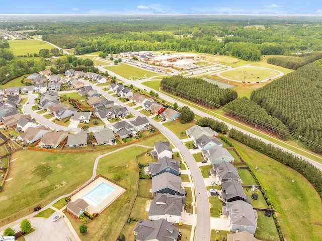 706 Torridon Ln, Simpsonville, SC 29681 - aerial view of residential area with a forest