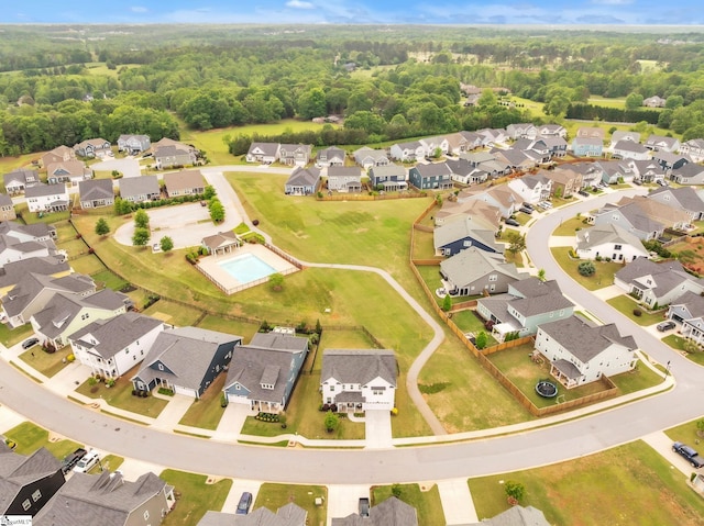 706 Torridon Ln, Simpsonville, SC 29681 - aerial perspective of suburban area featuring a forest