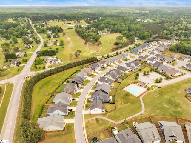 706 Torridon Ln, Simpsonville, SC 29681 - aerial view of residential area featuring a heavily wooded area