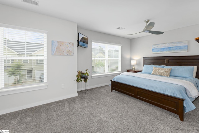 219 Button Willow St, Taylors, SC 29687 - bedroom featuring baseboards, carpet flooring, and a ceiling fan