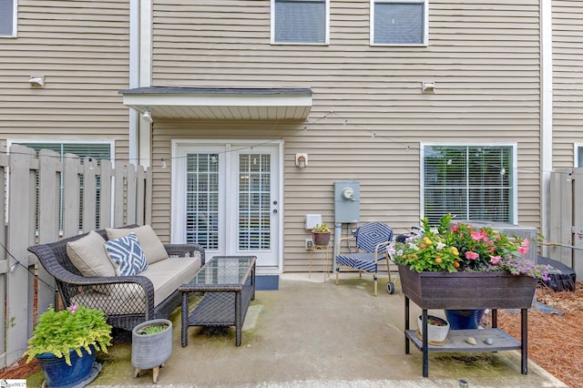 219 Button Willow St, Taylors, SC 29687 - view of patio featuring an outdoor living space