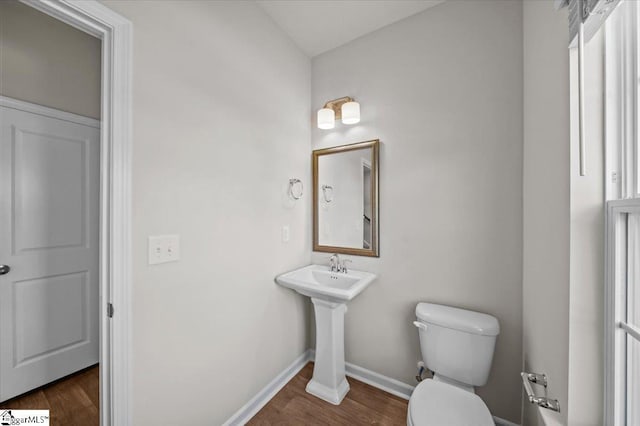 215 Islay Way, Anderson, SC 29621 - bathroom featuring toilet and wood finished floors