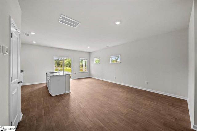 215 Islay Way, Anderson, SC 29621 - unfurnished room with dark wood finished floors and recessed lighting