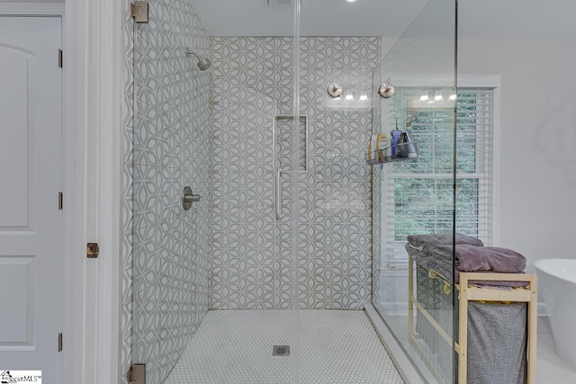 9 Mountain Brook Trl, Greenville, SC 29609 - full bathroom featuring a shower stall and healthy amount of natural light