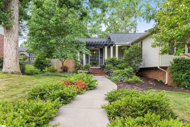 109 Appomattox Dr, Simpsonville, SC 29681 - view of front of home with a porch and brick siding