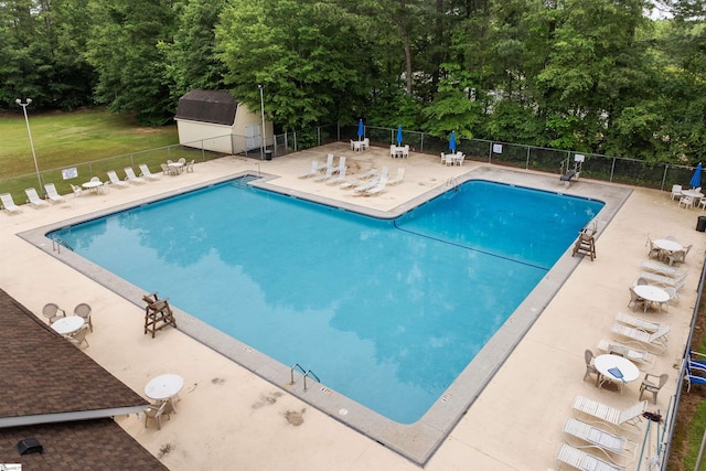 109 Appomattox Dr, Simpsonville, SC 29681 - community pool featuring view of wooded area and a patio