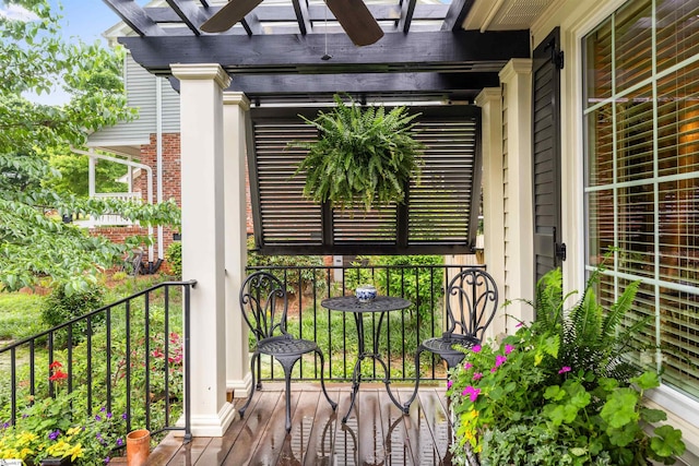 109 Appomattox Dr, Simpsonville, SC 29681 - balcony featuring a pergola