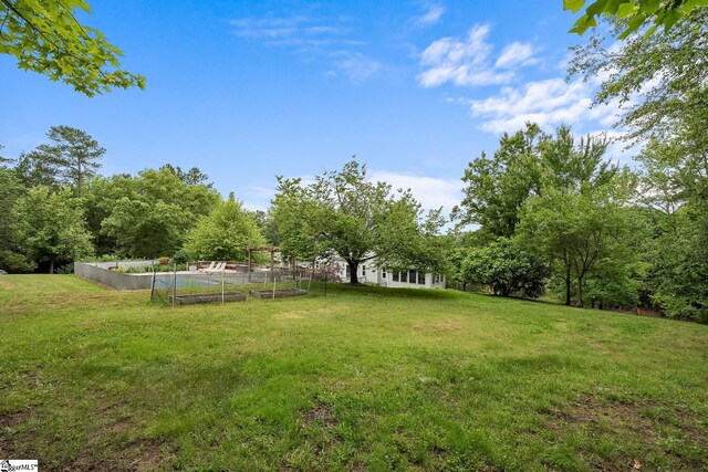 101 Long View Ln, Pickens, SC 29671 - view of grassy yard featuring a vegetable garden