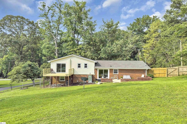 12 Ridgeline Dr, Liberty, SC 29657 - rear view of house featuring brick siding and view of scattered trees