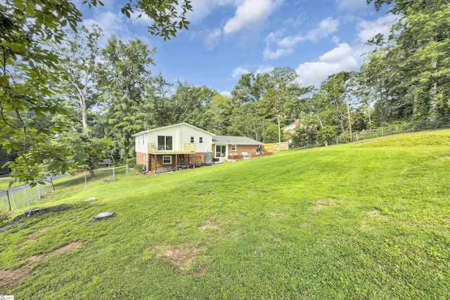 12 Ridgeline Dr, Liberty, SC 29657 - view of yard with view of wooded area