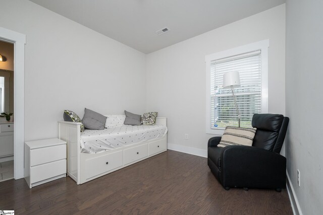 116 Quiet Creek Ct, Simpsonville, SC 29681 - bedroom featuring dark wood-style flooring and baseboards