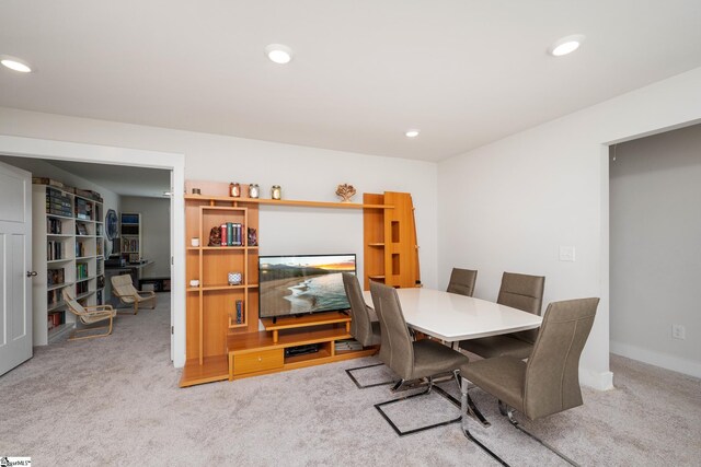 116 Quiet Creek Ct, Simpsonville, SC 29681 - carpeted dining room featuring recessed lighting