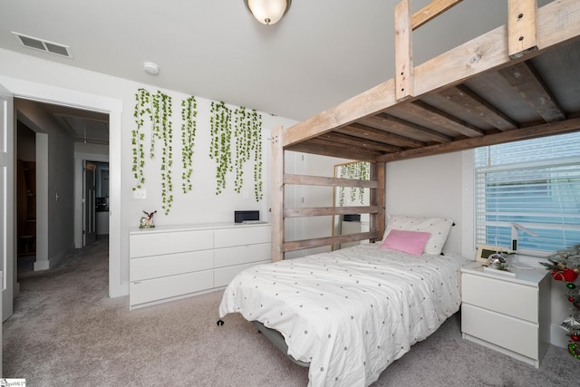 116 Quiet Creek Ct, Simpsonville, SC 29681 - carpeted bedroom featuring attic access
