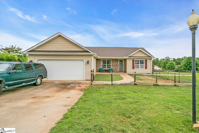 251 Heatherbrook Dr, Lyman, SC 29365 - single story home featuring a garage, concrete driveway, and a shingled roof