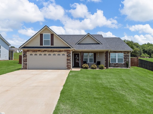 825 Brennan Way, Lyman, SC 29365 - view of front of house with driveway, stone siding, and a shingled roof