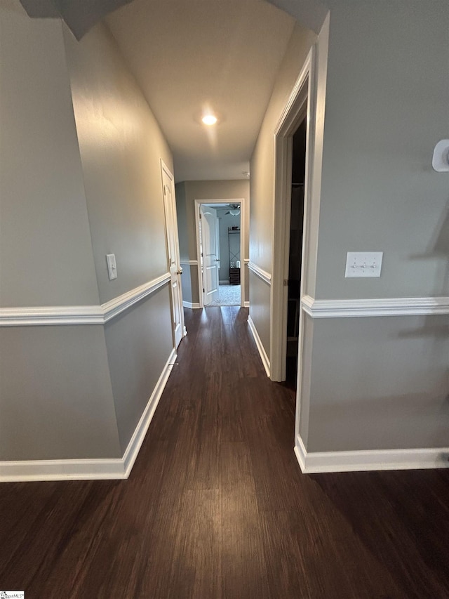 844 Brennan Way, Lyman, SC 29365 - hallway with dark wood finished floors and baseboards