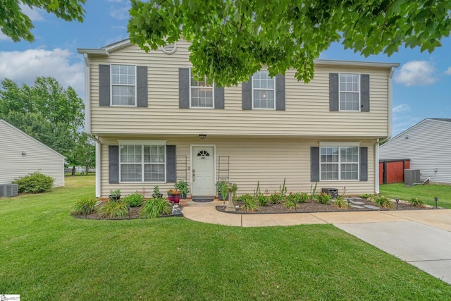 305 Tripmont Ct, Simpsonville, SC 29680 - colonial inspired home with a front lawn and central AC