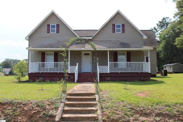 295 Dorn St, Westminster, SC 29693 - view of front of property with covered porch, crawl space, and a shingled roof