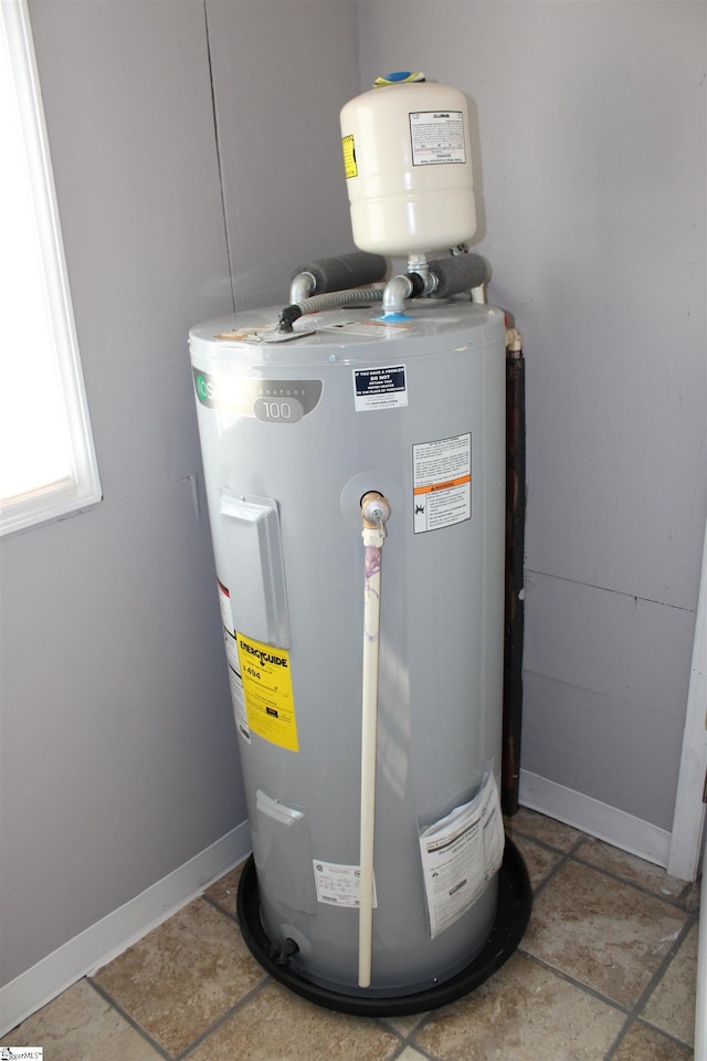 295 Dorn St, Westminster, SC 29693 - utility room featuring electric water heater
