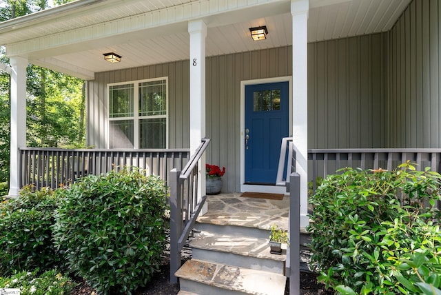 8 Spur Dr, Travelers Rest, SC 29690 - property entrance featuring covered porch