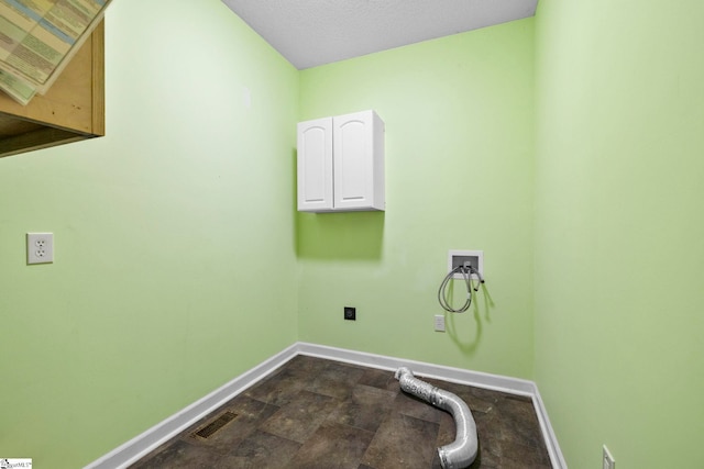 1847 Bertha Knight Rd, Lancaster, SC 29720 - washroom with cabinet space, baseboards, hookup for a washing machine, and stone finish floors