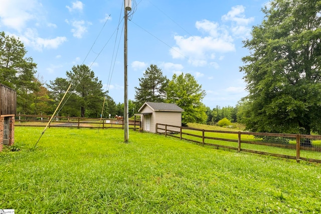 1847 Bertha Knight Rd, Lancaster, SC 29720 - view of yard featuring an outbuilding