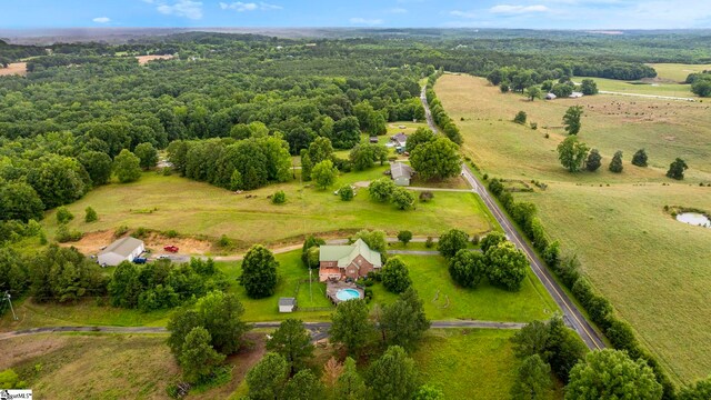 1847 Bertha Knight Rd, Lancaster, SC 29720 - aerial view of sparsely populated area featuring a forest