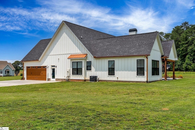 110 Chicken Foot Creek Rd, Woodruff, SC 29388 - view of front of house featuring board and batten siding, roof with shingles, and a chimney