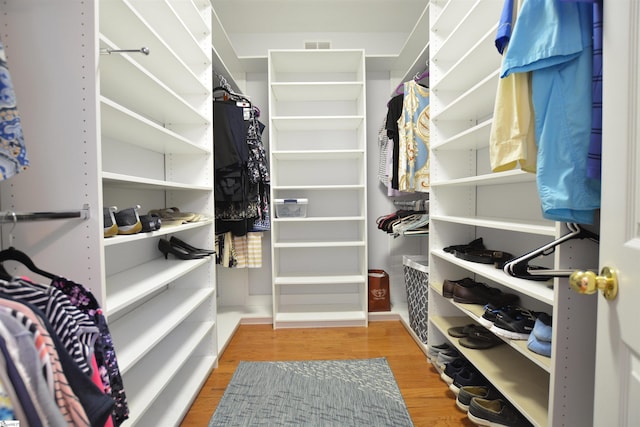10 Bamburgh Brae Ct, Simpsonville, SC 29681 - spacious closet featuring wood finished floors