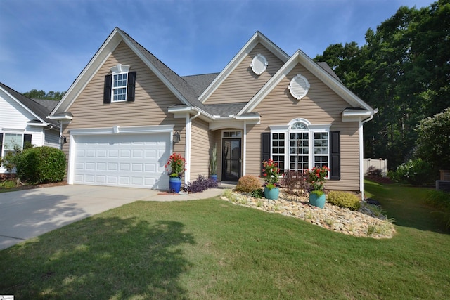10 Bamburgh Brae Ct, Simpsonville, SC 29681 - traditional-style house featuring driveway, a front yard, and a garage