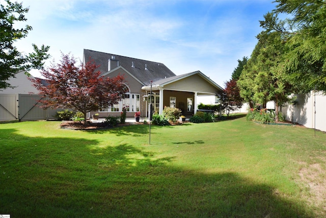 10 Bamburgh Brae Ct, Simpsonville, SC 29681 - back of house with a gate