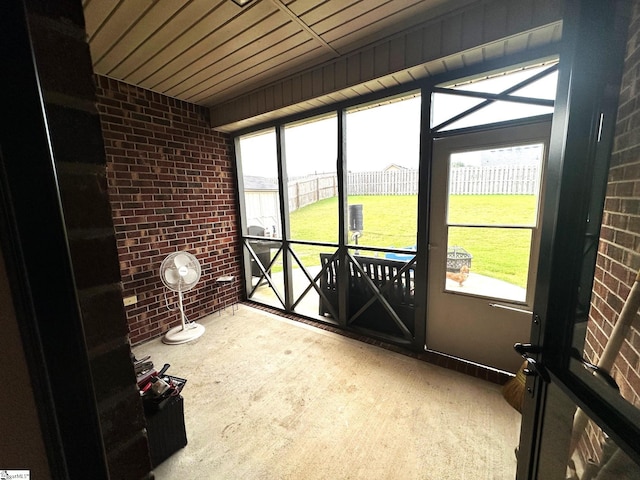 220 Scottish Ave, Simpsonville, SC 29680 - view of unfurnished sunroom