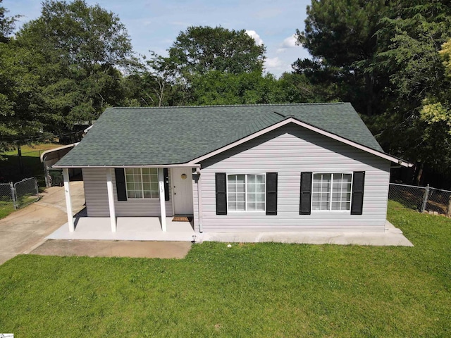 710 Amy Gray St, Greer, SC 29651 - view of front of house with roof with shingles and a porch