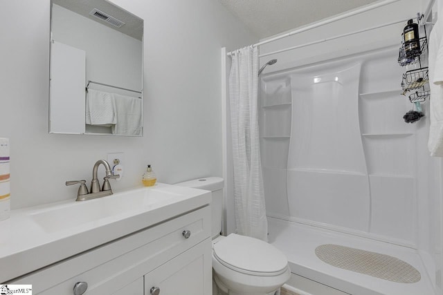 710 Amy Gray St, Greer, SC 29651 - bathroom featuring toilet, vanity, and a shower with curtain
