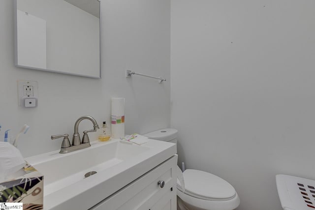 710 Amy Gray St, Greer, SC 29651 - half bathroom featuring toilet and vanity