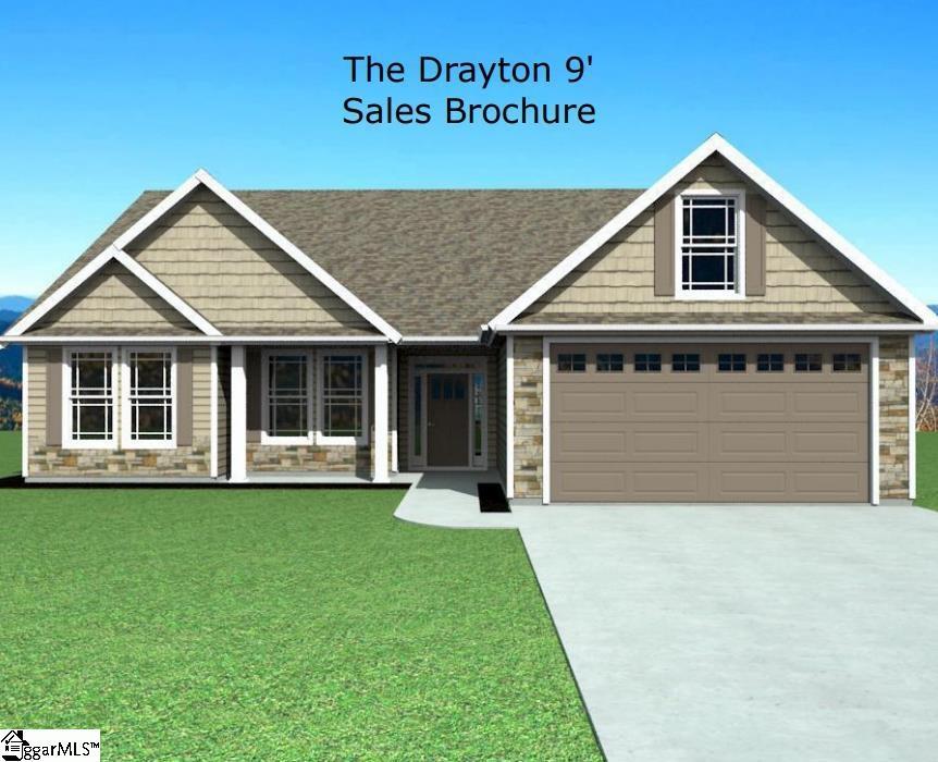 777 Trammell Rd, Travelers Rest, SC 29690 - craftsman inspired home featuring stone siding, concrete driveway, and a front lawn