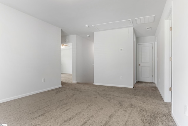 474 Grantham Ct, Spartanburg, SC 29303 - carpeted empty room with attic access and baseboards