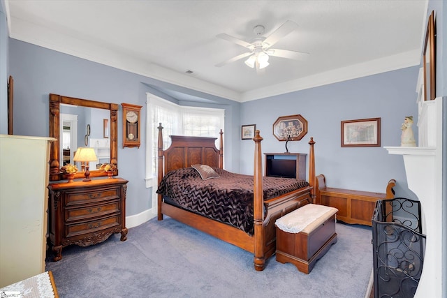 2100 Marchbanks Ave, Anderson, SC 29621 - bedroom with carpet floors and ceiling fan