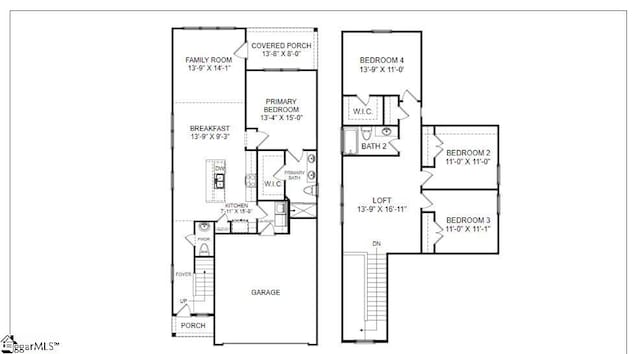 1817 Berkshire Ln, Spartanburg, SC 29303 - floor plan / room layout