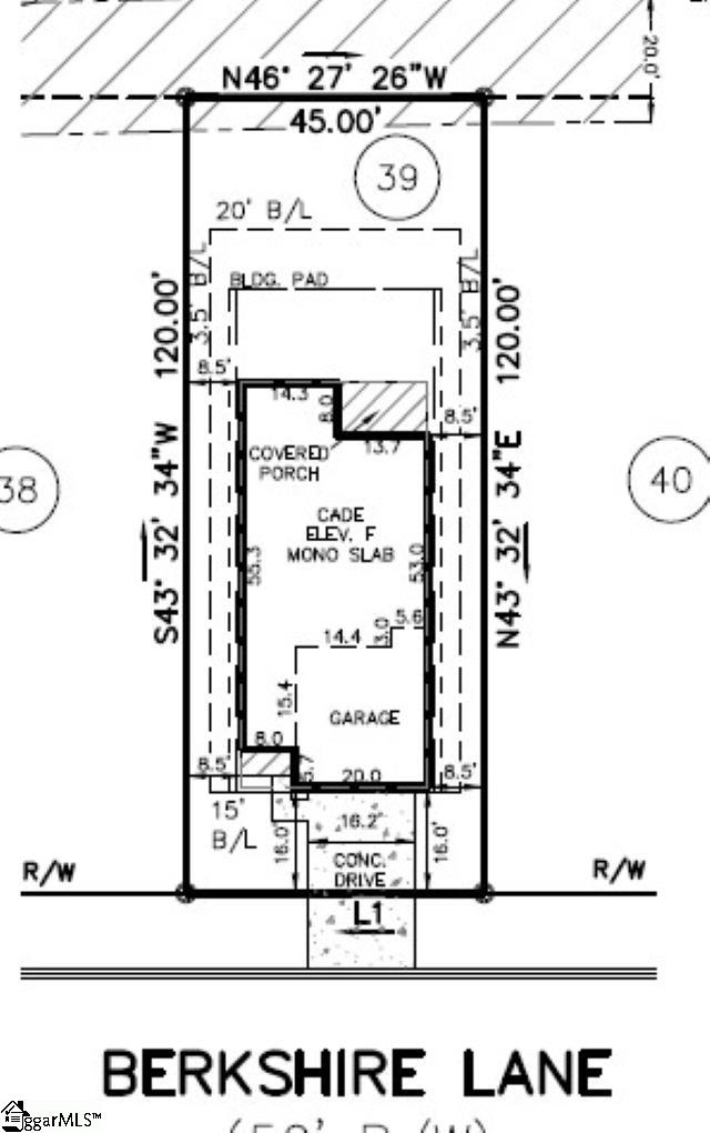 1817 Berkshire Ln, Spartanburg, SC 29303 - home floor plan