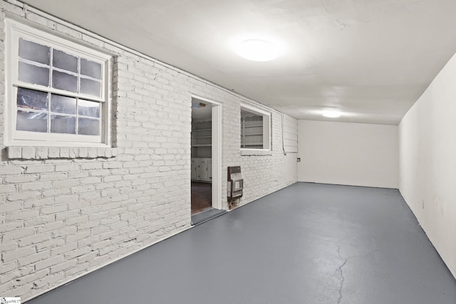 106 Chesterfield Rd, Greenville, SC 29605 - finished basement featuring brick wall