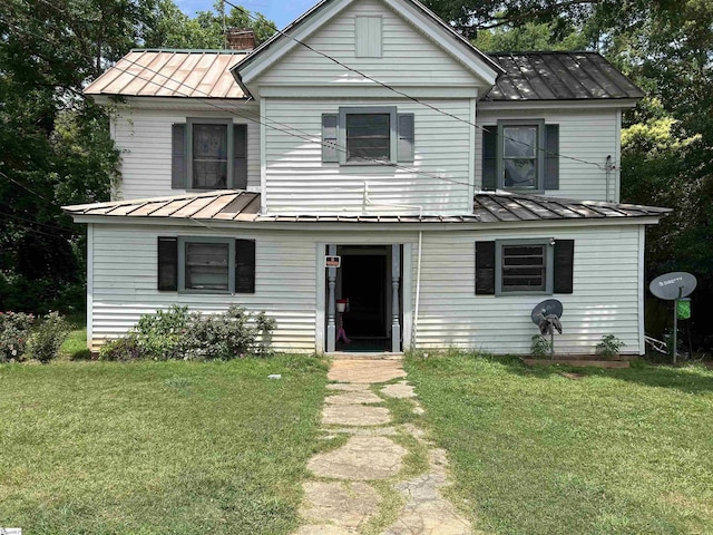 304 Jones St, Laurens, SC 29360 - view of front of home featuring a standing seam roof and metal roof