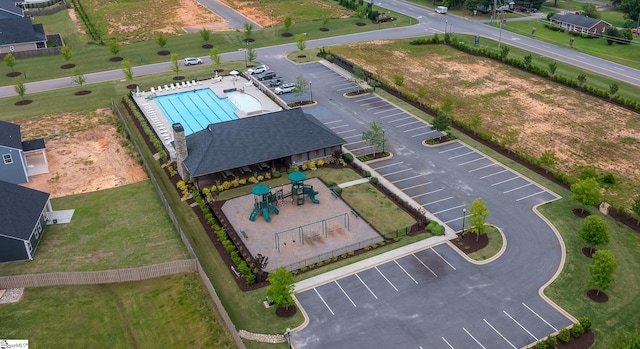 6010 Ives Ave, Spartanburg, SC 29307 - bird's eye view of a pool and a recreational park